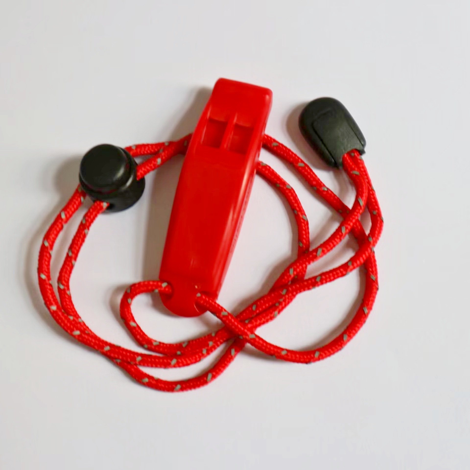 Loud Shrill Orange ABS Plastic Life Vest Jacket Emergency Whistle Hiking For Personal safety