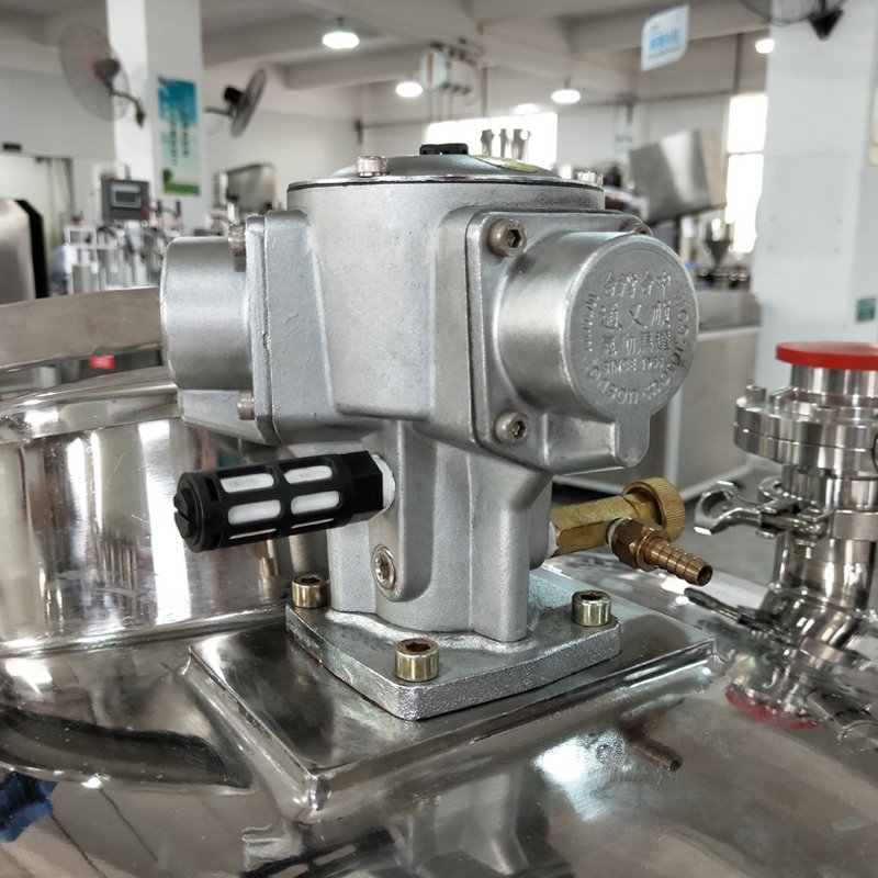 Liquid Making Machine Mixing Tank with Agitator Mixer Perfume Storage Tank High Quality 100-200L Cosmetic Machine Pneumatic