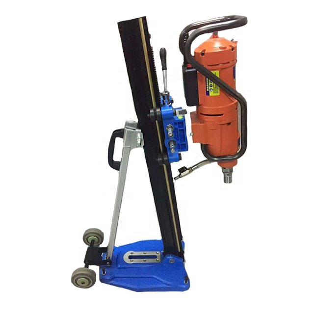 dust-free electric inclined hole drilling machine Wall drilling tool Safety rail Road drilling equipment