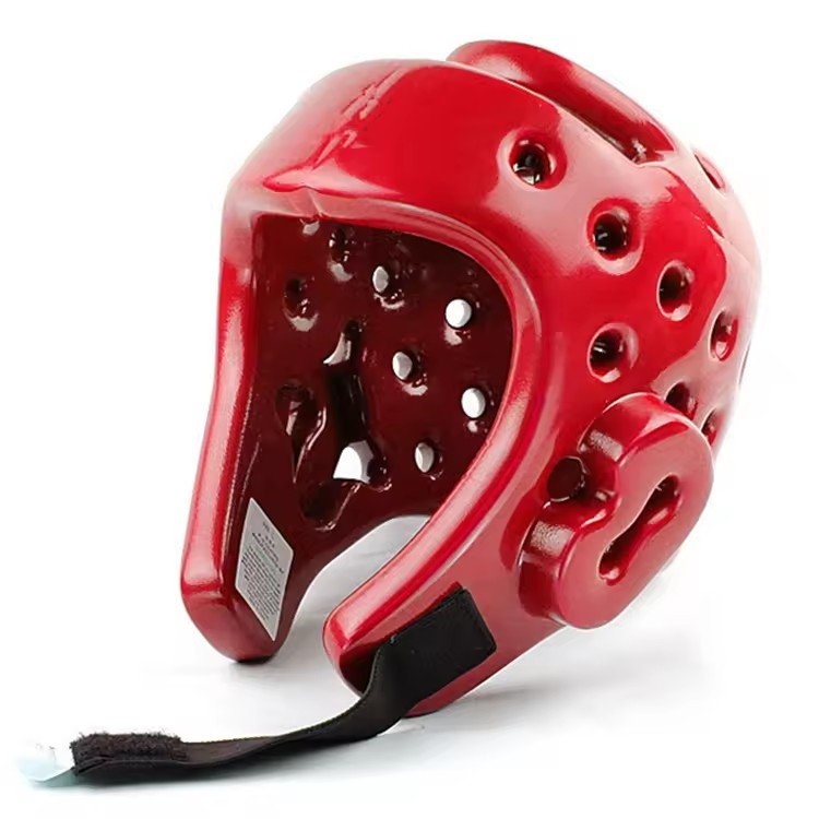 Sample Taekwondo safety sparring gear martial arts dipped foam head guard taekwondo helmet