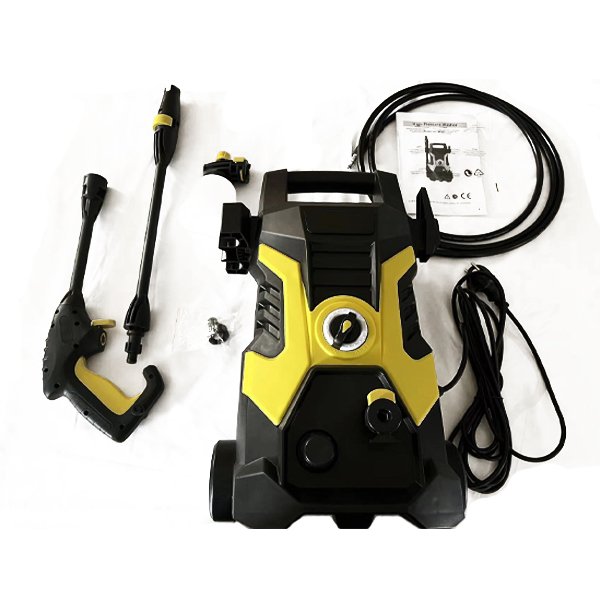 Certified Electric Pressure Washer, Blue Power Washer with Foam Cannon and 3 Different Pressure nozzles