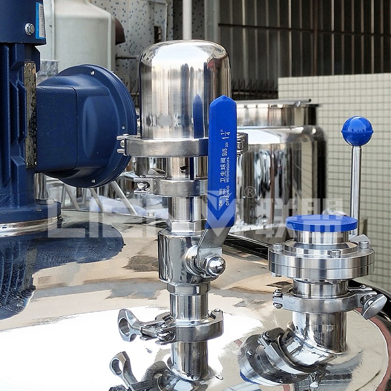 Electric Stirring Chemical Mixing Machine Perfume Storage Tank Soap and Detergent Making Machine Factory Price 100l Wood Case