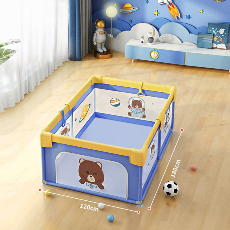 Corral de juegos para bebe Custom Baby Playpen Set Plastic Luxury Kids Baby Playpen Fence For Baby Girls Boys