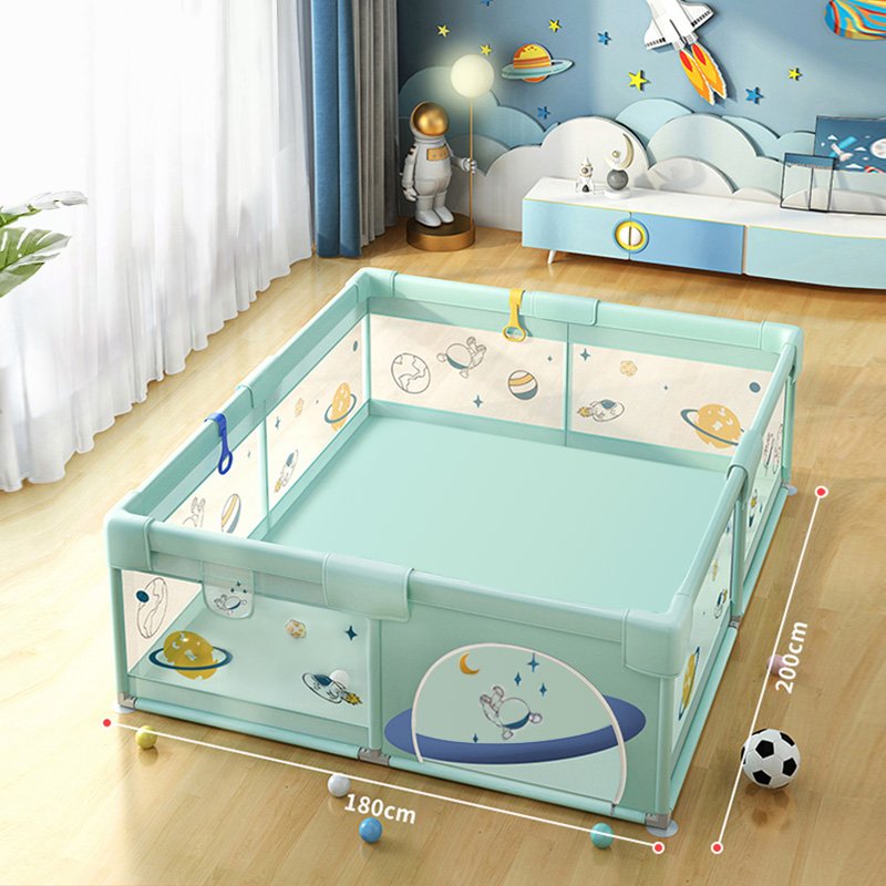 Corral de juegos para bebe Custom Baby Playpen Set Plastic Luxury Kids Baby Playpen Fence For Baby Girls Boys