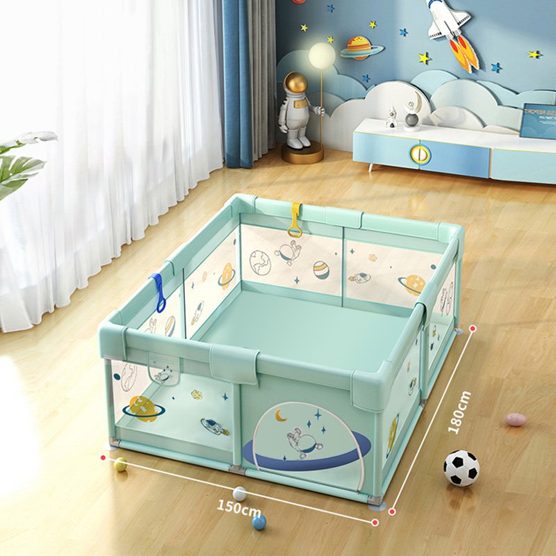 Corral de juegos para bebe Custom Baby Playpen Set Plastic Luxury Kids Baby Playpen Fence For Baby Girls Boys