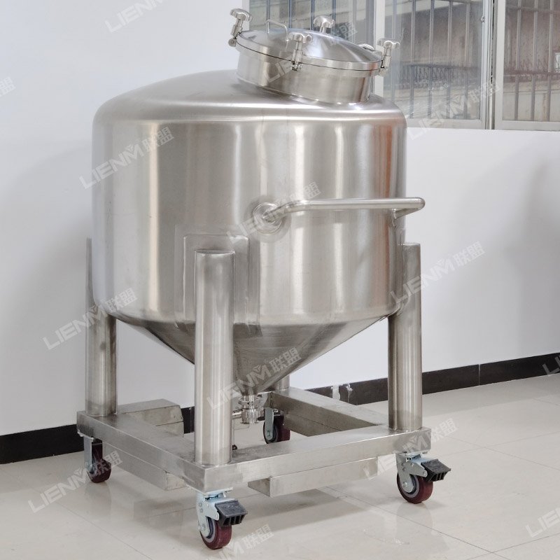 Lienm Cosmetic Manufacturing Machine Detergent Mixer Machine Shampoo Mixer Steel Wood Case Cosmetic Production Line 50L- 20T