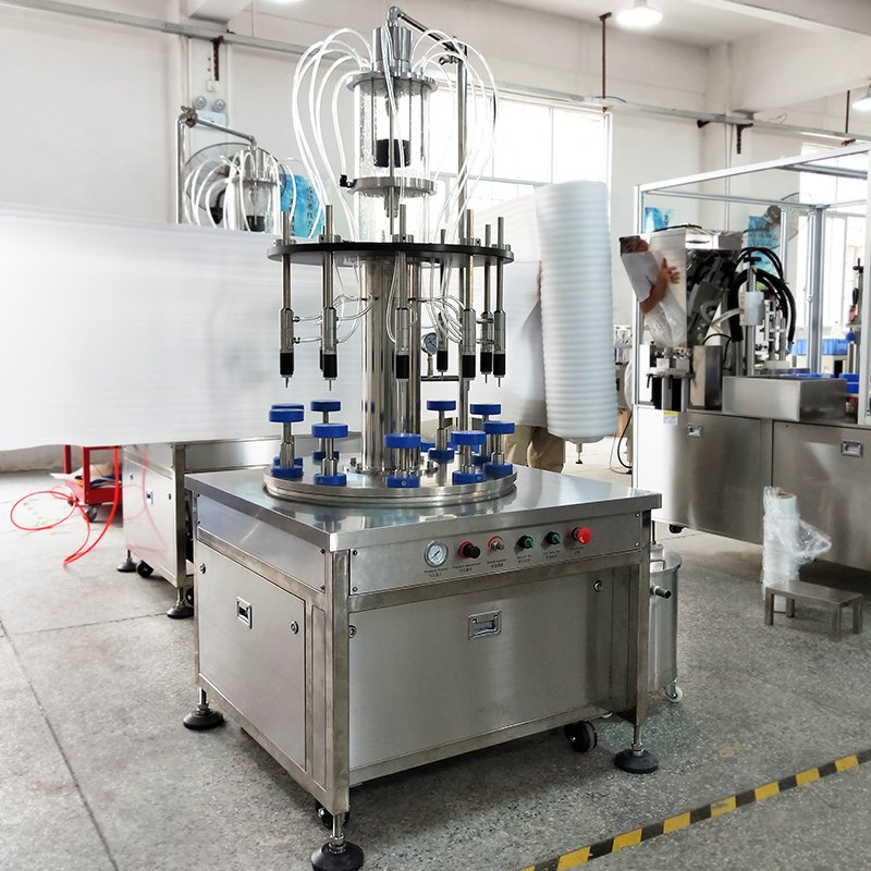 New Product 10 Head Rotary Perfume Filling Machine Liquid Production Line Automatic Filling Perfume Machine