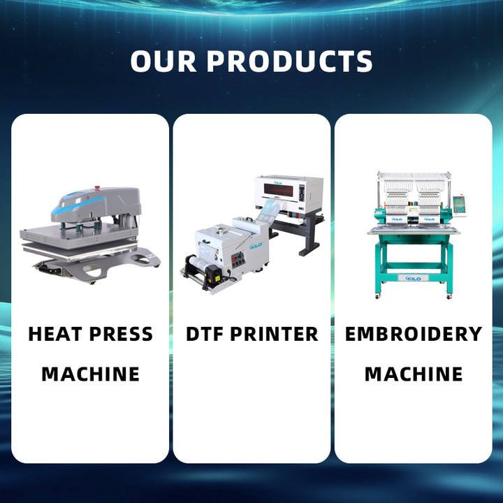 KILO Safety High Quality T-Shirts And Hoodies Heat Transfer Printing Automatic Dtf Printer Machines With Powder Shaker Machine