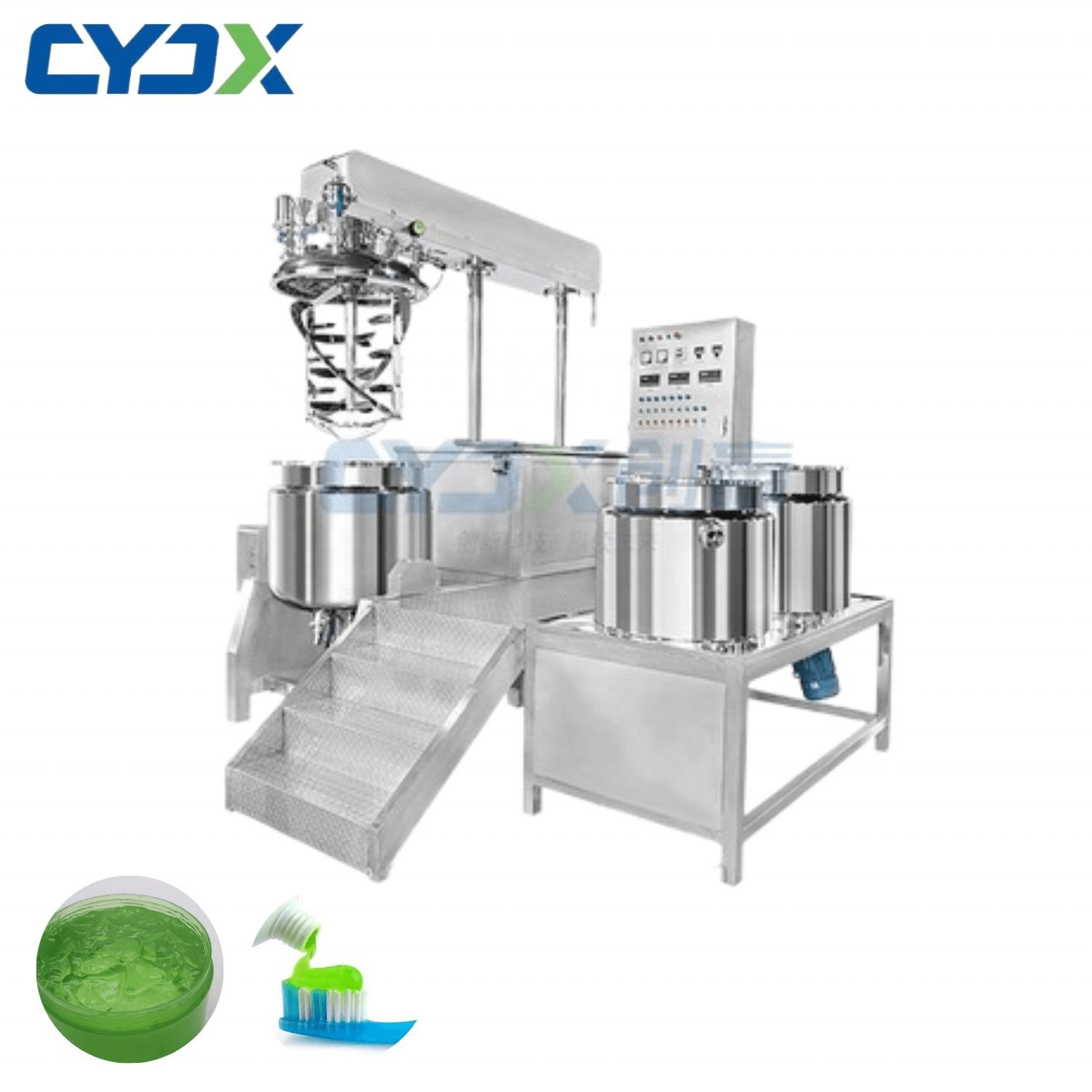 CYJX Shampoo Cosmetic Cream Emulsifier Emulsion Mixer Batch Cabomer Homogenizer Silverson High Shear Mixer
