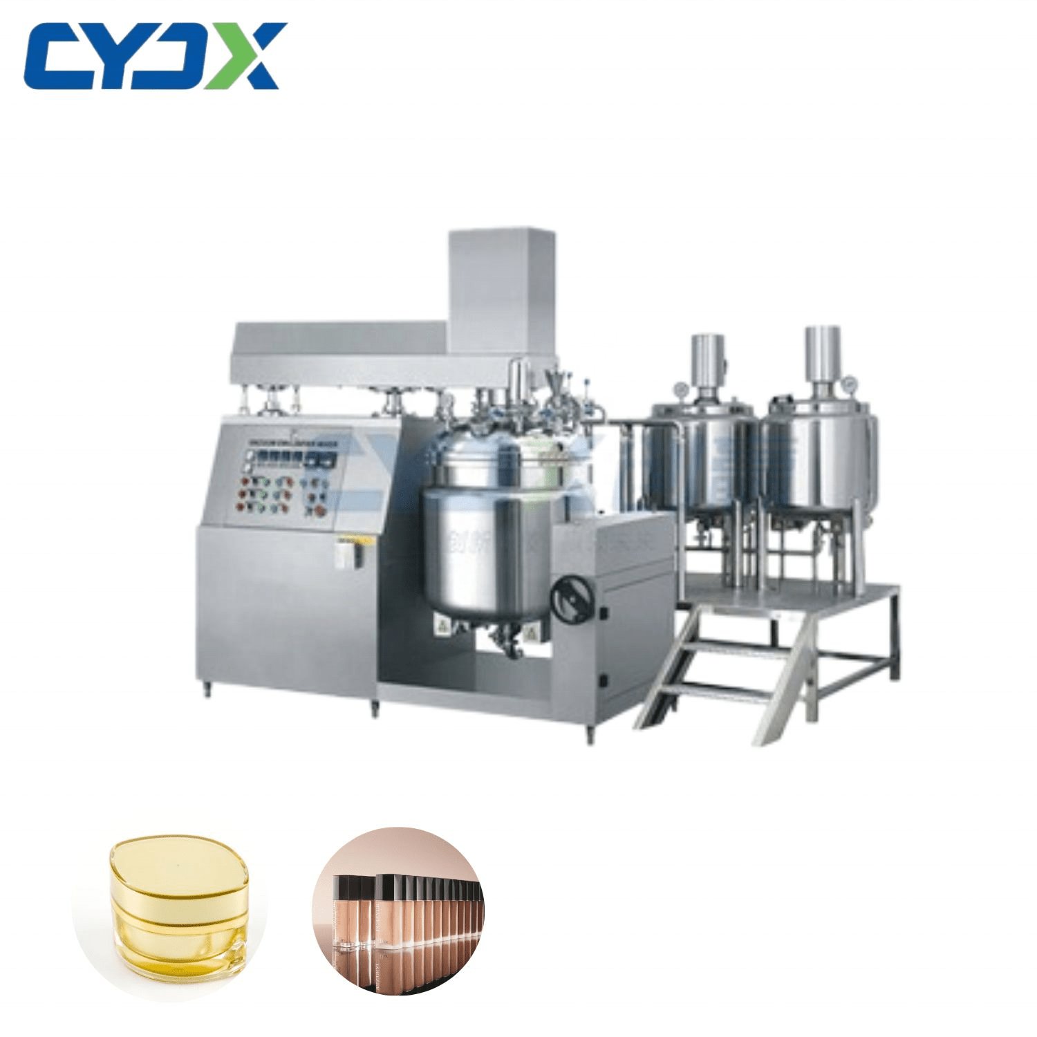 CYJX Shampoo Cosmetic Cream Emulsifier Emulsion Mixer Batch Cabomer Homogenizer Silverson High Shear Mixer