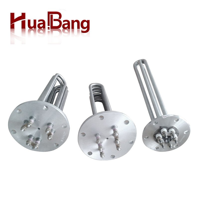 10kw 15kw 20kw Or Customized Stainless Steel Industrial Flange Electric Oil Heating Element Boiler Water Immersion Heater