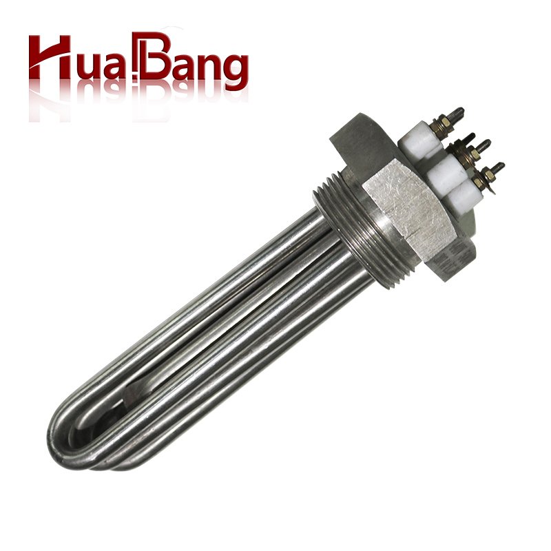 10kw 15kw 20kw Or Customized Stainless Steel Industrial Flange Electric Oil Heating Element Boiler Water Immersion Heater