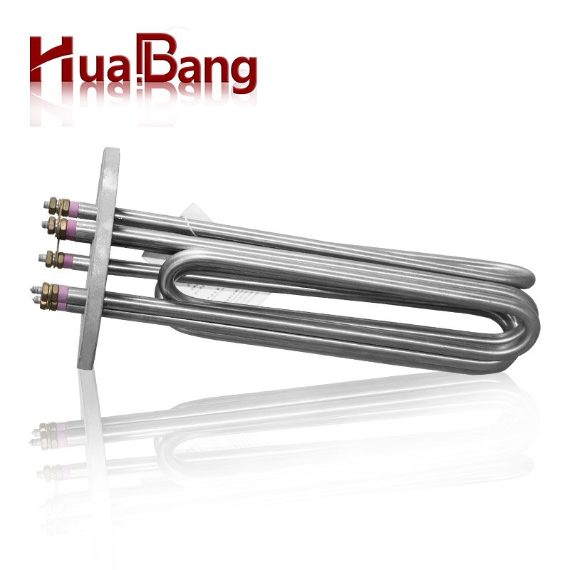10kw 15kw 20kw Or Customized Stainless Steel Industrial Flange Electric Oil Heating Element Boiler Water Immersion Heater