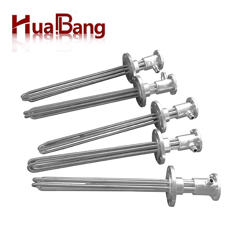 10kw 15kw 20kw Or Customized Stainless Steel Industrial Flange Electric Oil Heating Element Boiler Water Immersion Heater