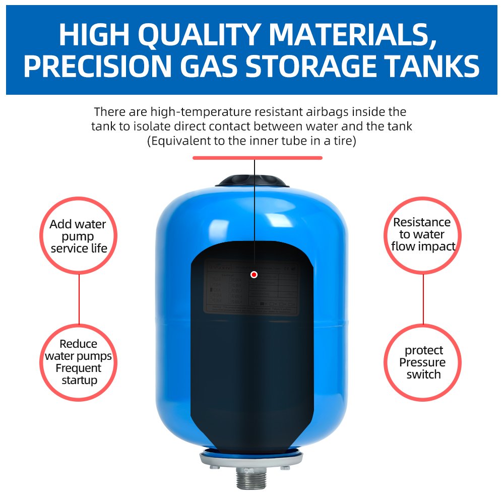 Manufacturers can Customize 100L 10bar Vertical Air Compressor Receiver Pressure Carbon Steel Water Supply Stabilizing Tank