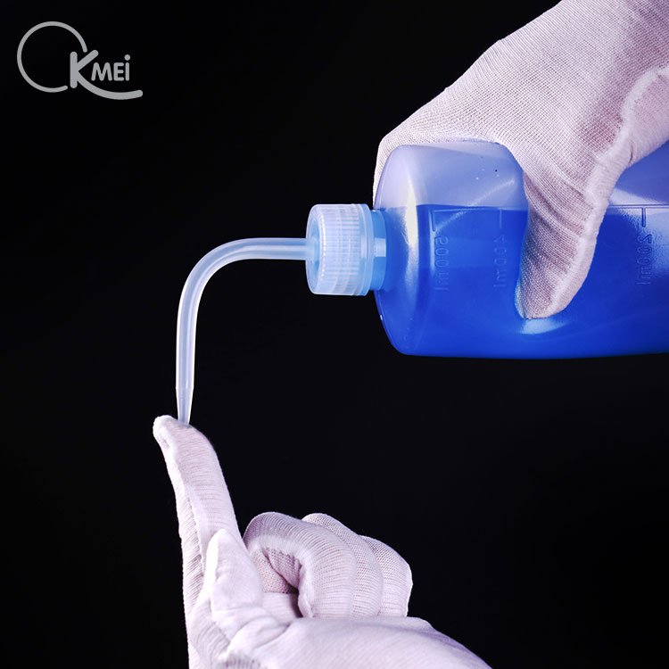 Hot selling eyelash cleaning empty plastic customized squeeze eyelash water rinse bottle