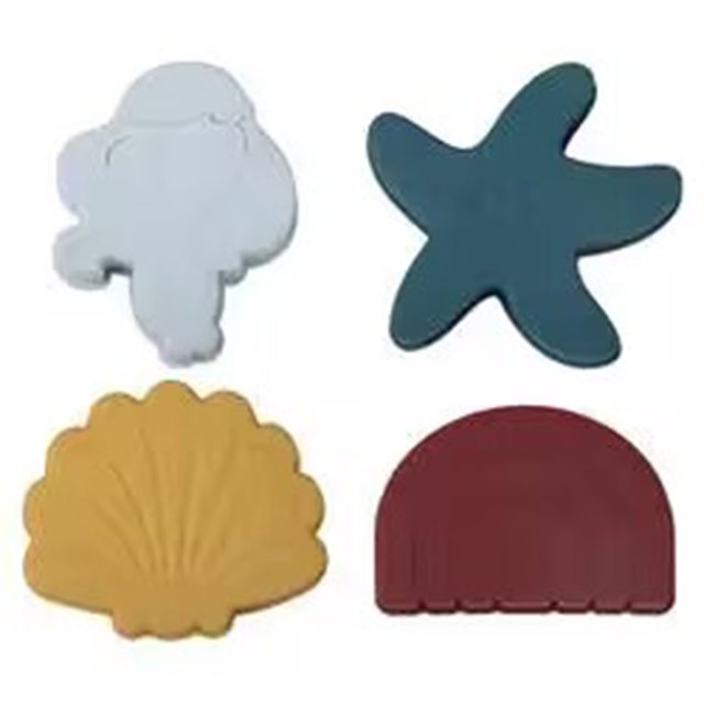 Hot Selling BPA Free Soft and Smooth Reusable Easy Grip Easy to Clean Seaside Beach Playing Water Silicone Beach Toy