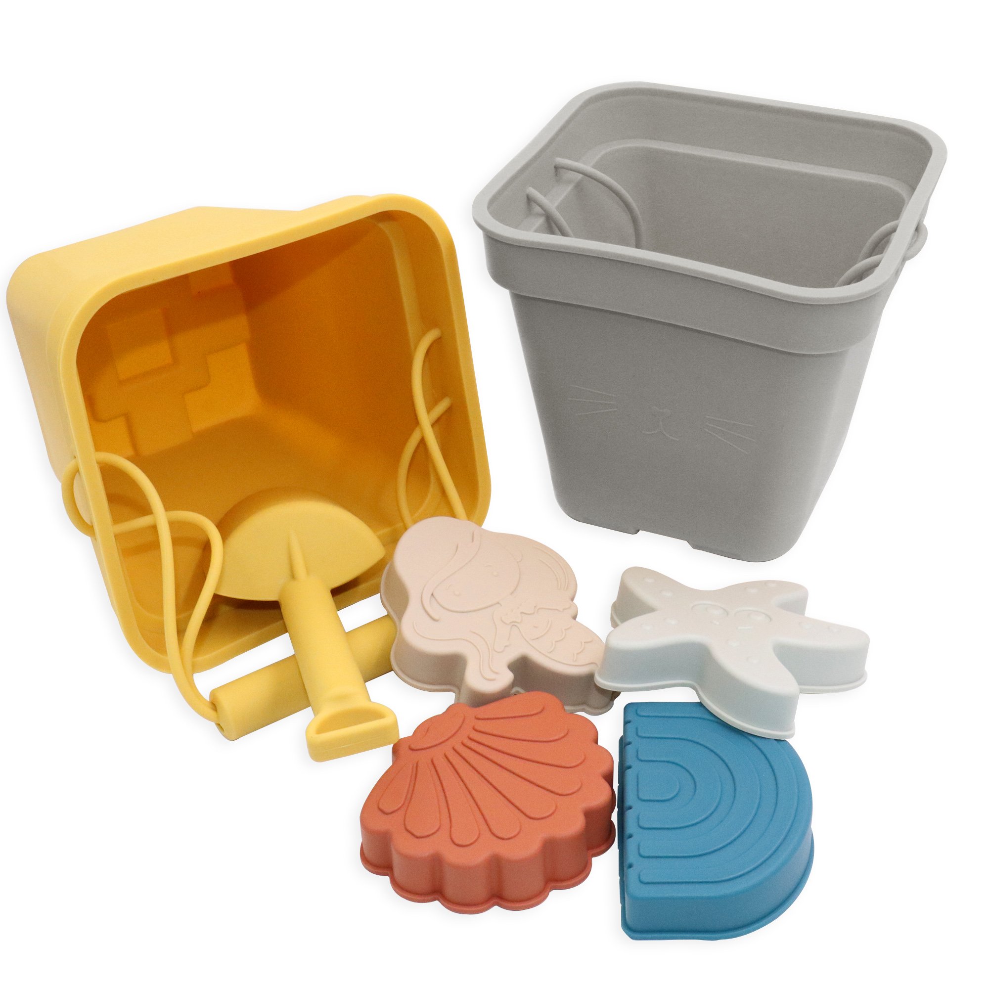 Hot Selling BPA Free Soft and Smooth Reusable Easy Grip Easy to Clean Seaside Beach Playing Water Silicone Beach Toy