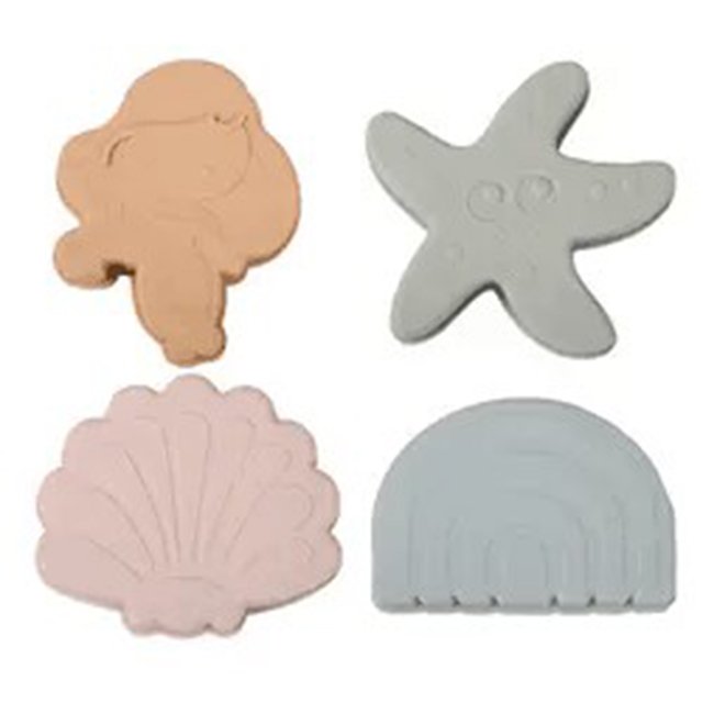 Hot Selling BPA Free Soft and Smooth Reusable Easy Grip Easy to Clean Seaside Beach Playing Water Silicone Beach Toy