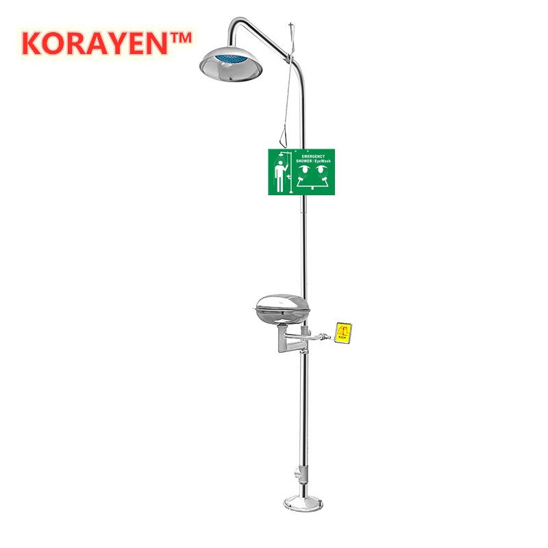 Wholesale Industrial SS Combination Eyewash safety Shower equipment emergency eyewash stations