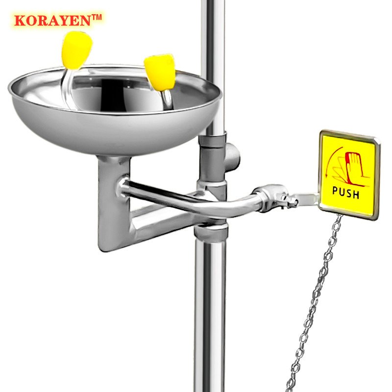 Wholesale Industrial SS Combination Eyewash safety Shower equipment emergency eyewash stations