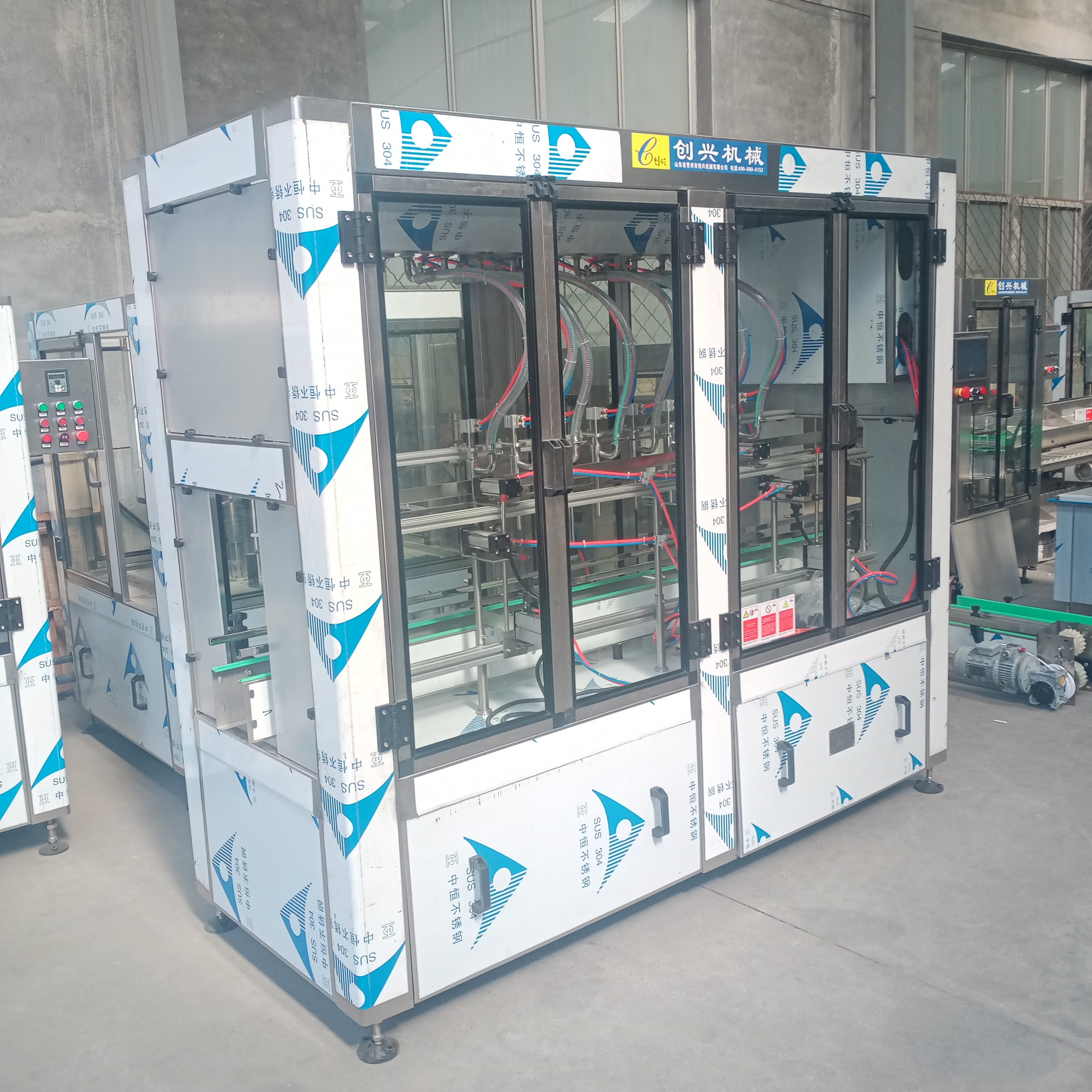 Factory Sale Various Fully Automatic Machine Production Line Linear Filling Equipment