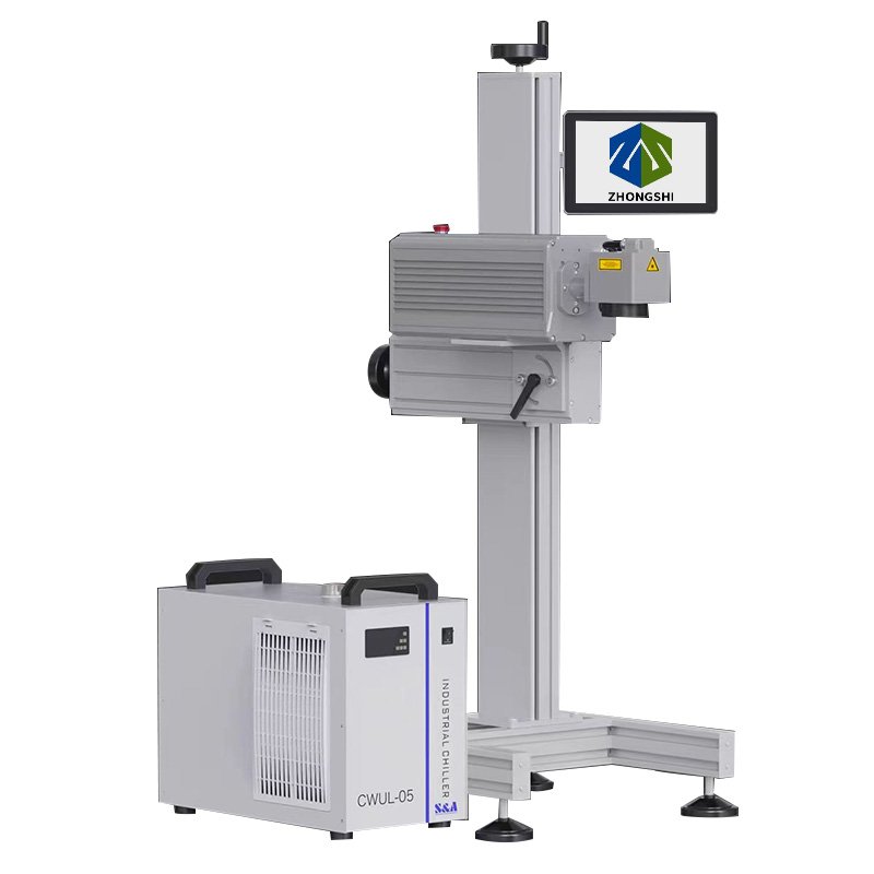 Laser Date Coding Printing Machine for Food Plastic Bags Production Expiry Date Printing