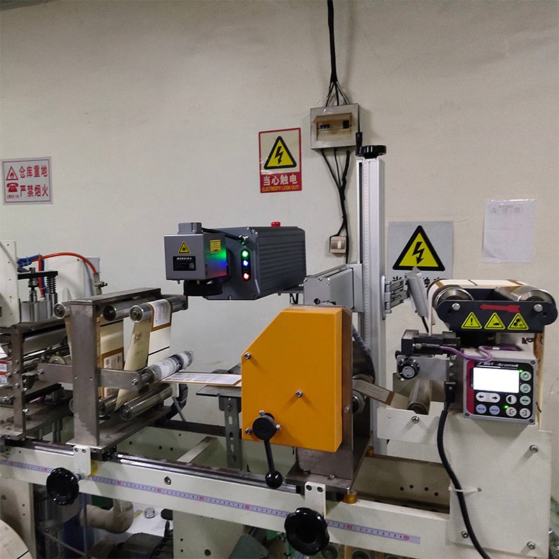Laser Date Coding Printing Machine for Food Plastic Bags Production Expiry Date Printing