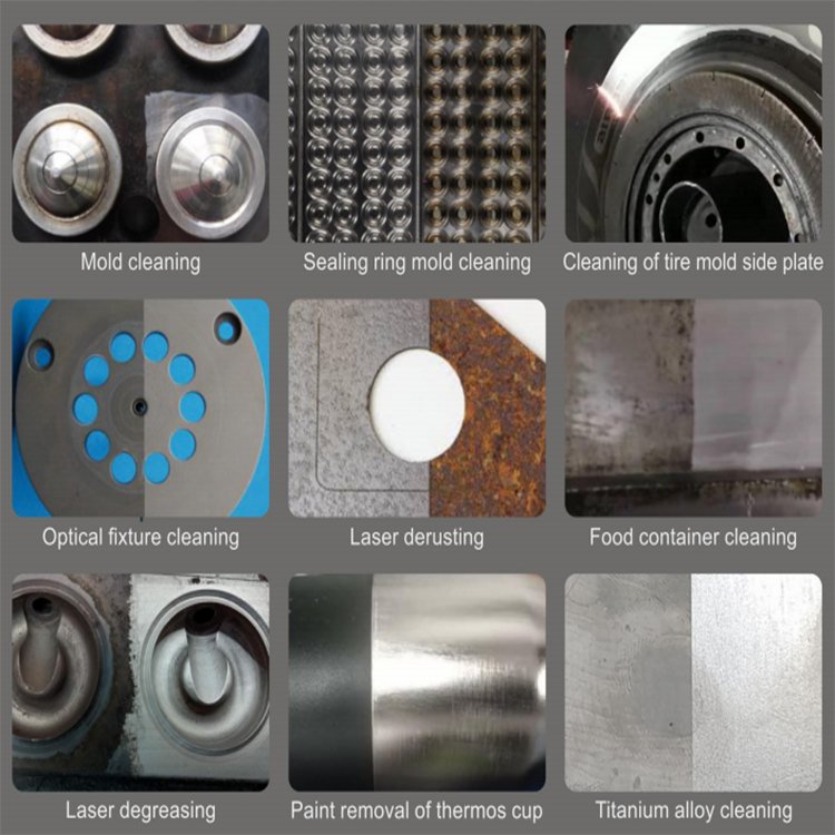 200W Completed Laser Cleaning Equipment for Cleaning Various Railway Parts Including Rail Rail Wheel and Railway Maintenance
