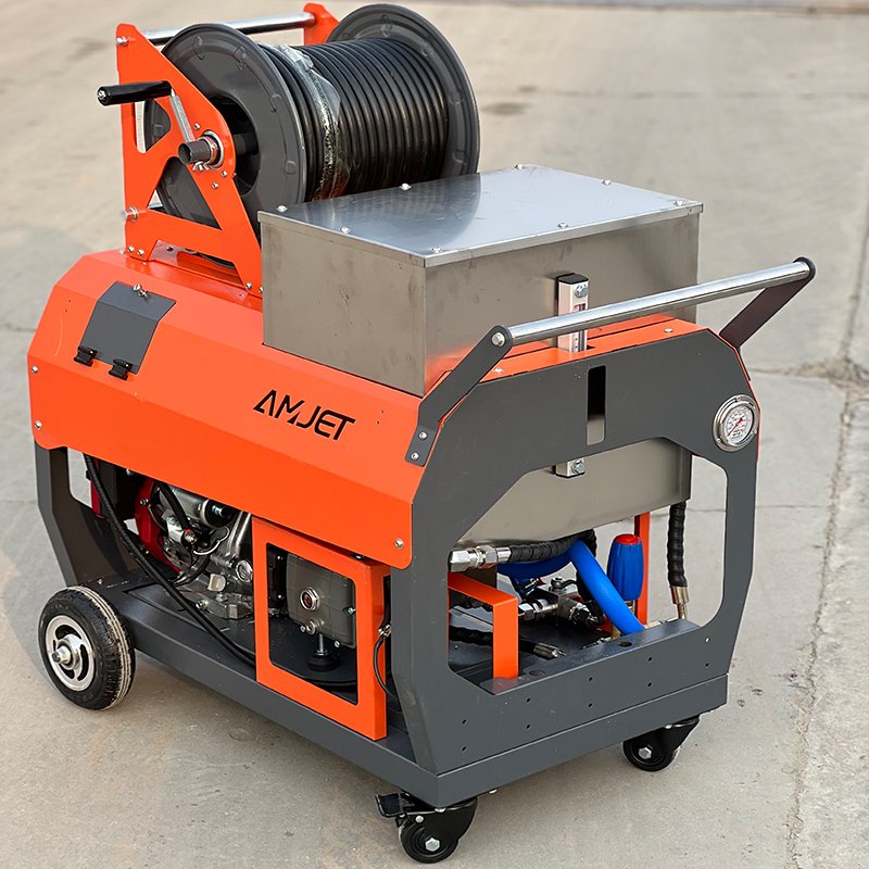 3000psi high-pressure washing surface cleaner with four wheels CE certified water jet sprayer Hot water cleaning machine