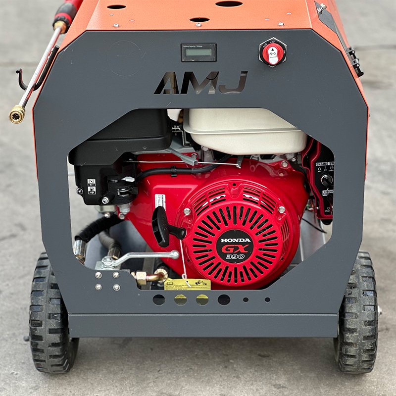 3000psi high-pressure washing surface cleaner with four wheels CE certified water jet sprayer Hot water cleaning machine