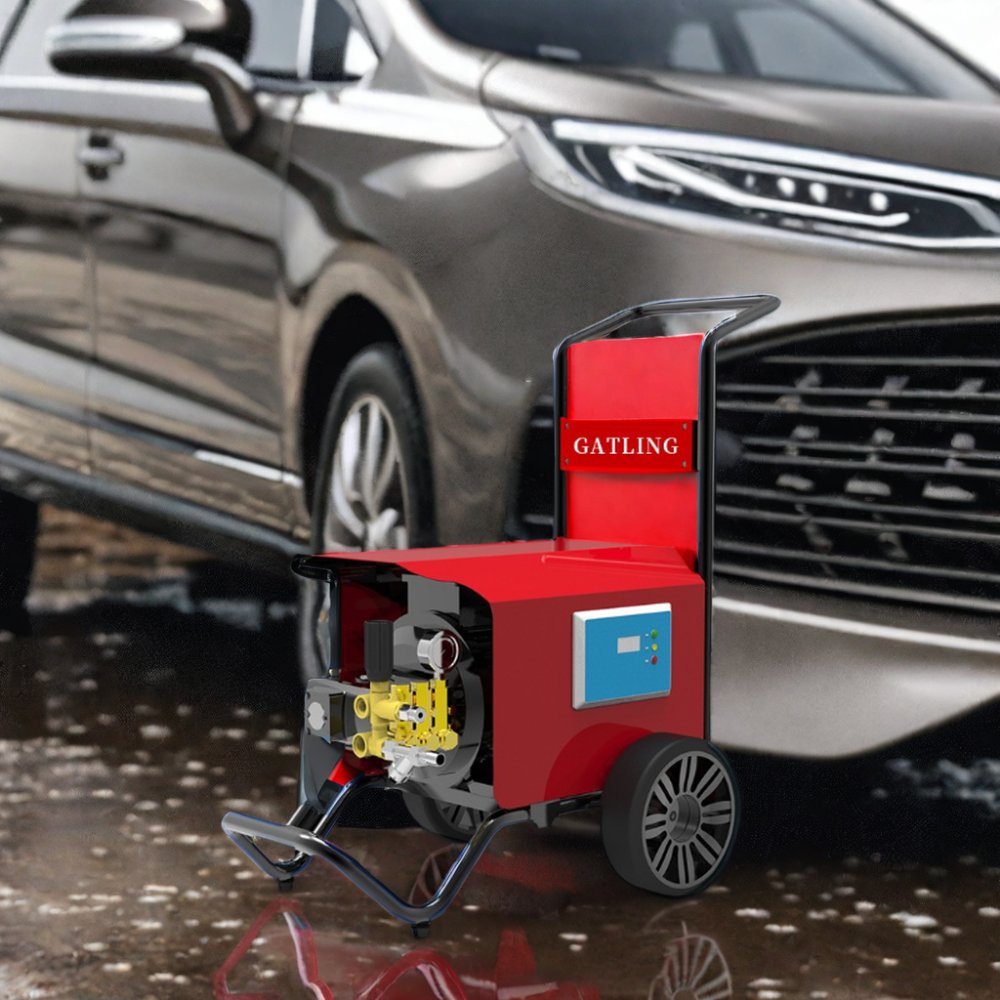 Lutian 4200 Psi High Pressure Washer Machine 110V Inexpensive New Condition Cold Water Cleaning Plastic Tips