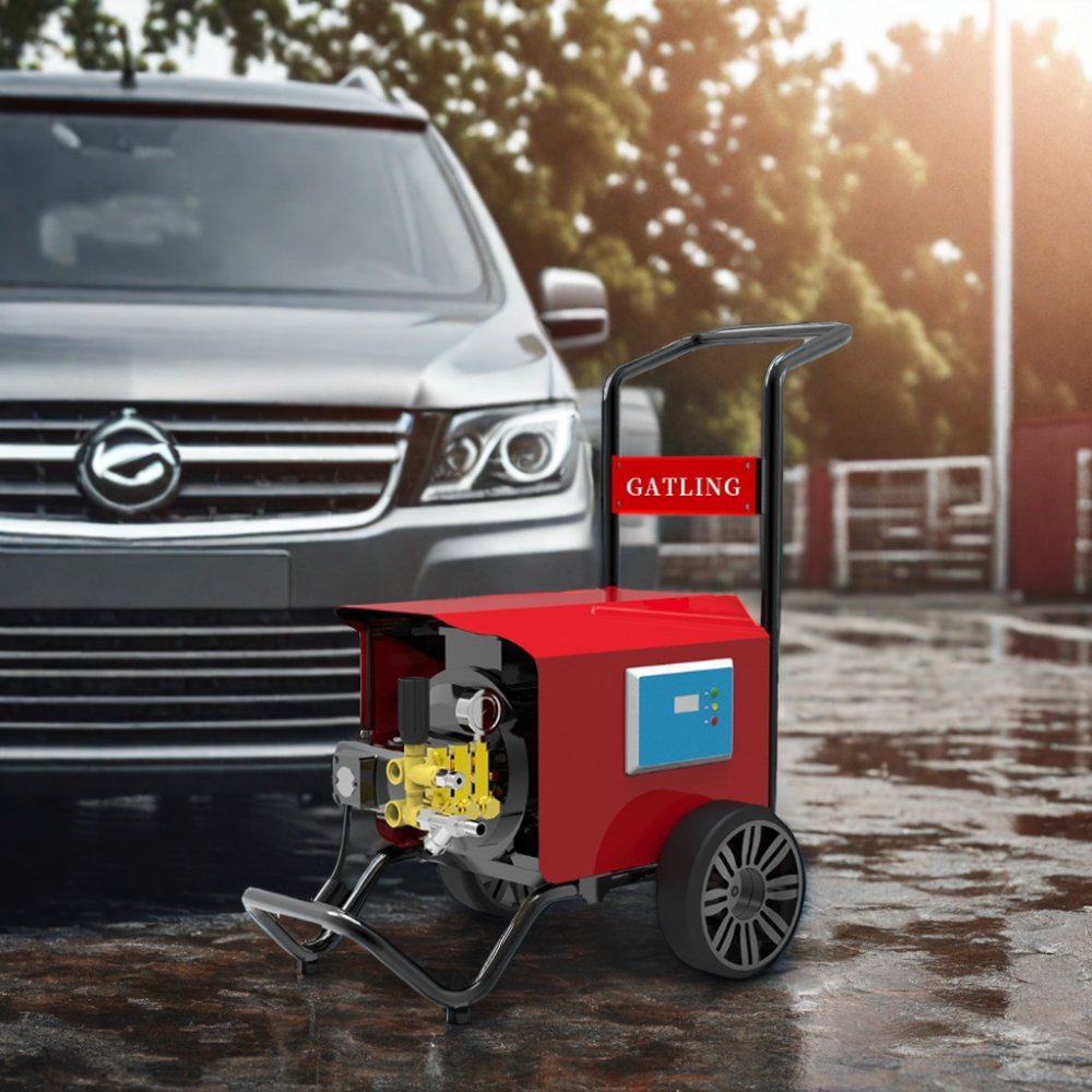 Lutian 4200 Psi High Pressure Washer Machine 110V Inexpensive New Condition Cold Water Cleaning Plastic Tips