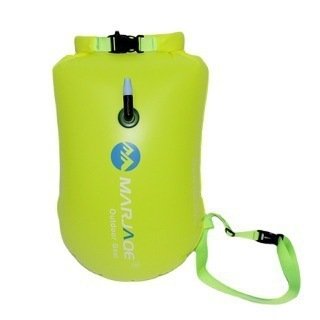 Open water swim buoy outdoor swimming diving PVC waterproof bag with airbag floating Inflatable Safety buoy