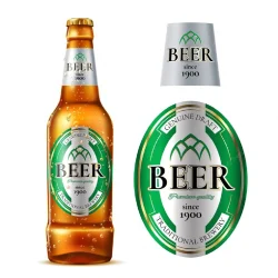 Factory Custom Design Heat Shrink Sleeves Labels for mineral water wine Bottle Cans Wrap Lids Jar Cap Safety Labels