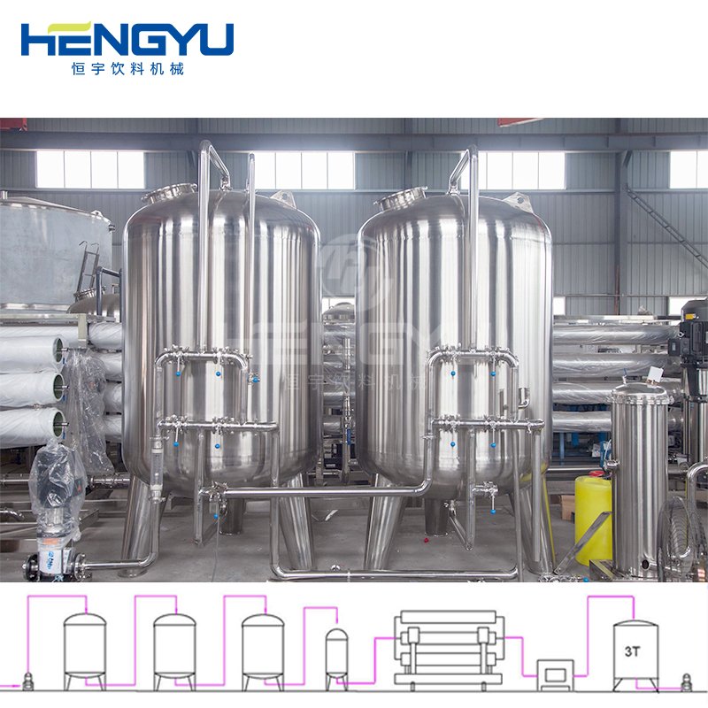 Hengyu OEM 0.5-50T/H alkaline water filter/drinking water purification plant/industrial water purifier with competitive price