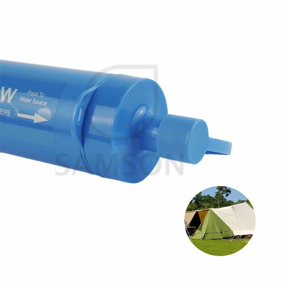 Amazon Hot Selling PP Material Water Purification Filter Straw for Camping and Safe Water Drinking