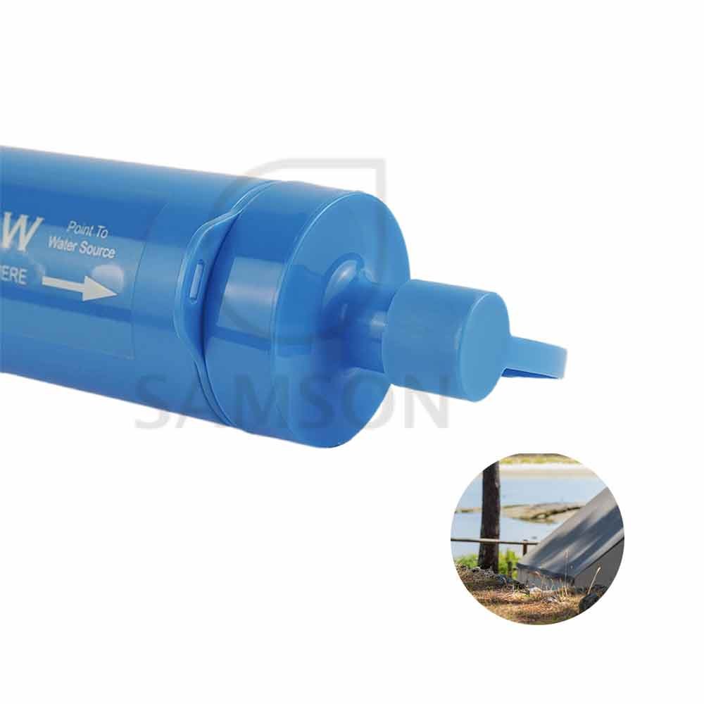Amazon Hot Selling PP Material Water Purification Filter Straw for Camping and Safe Water Drinking