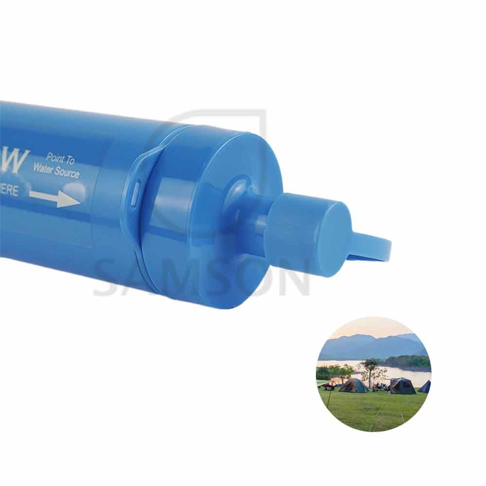 Amazon Hot Selling PP Material Water Purification Filter Straw for Camping and Safe Water Drinking
