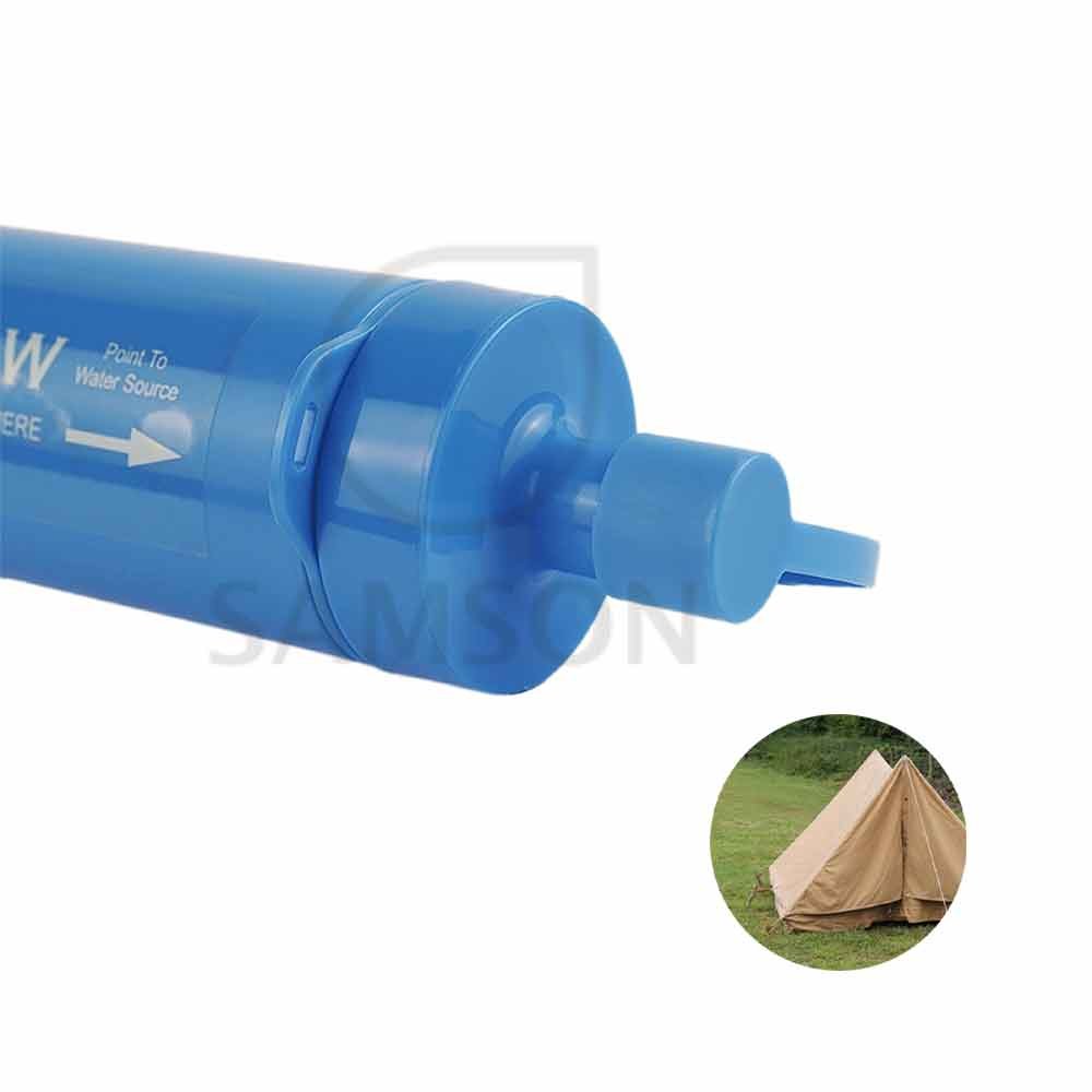 Amazon Hot Selling PP Material Water Purification Filter Straw for Camping and Safe Water Drinking