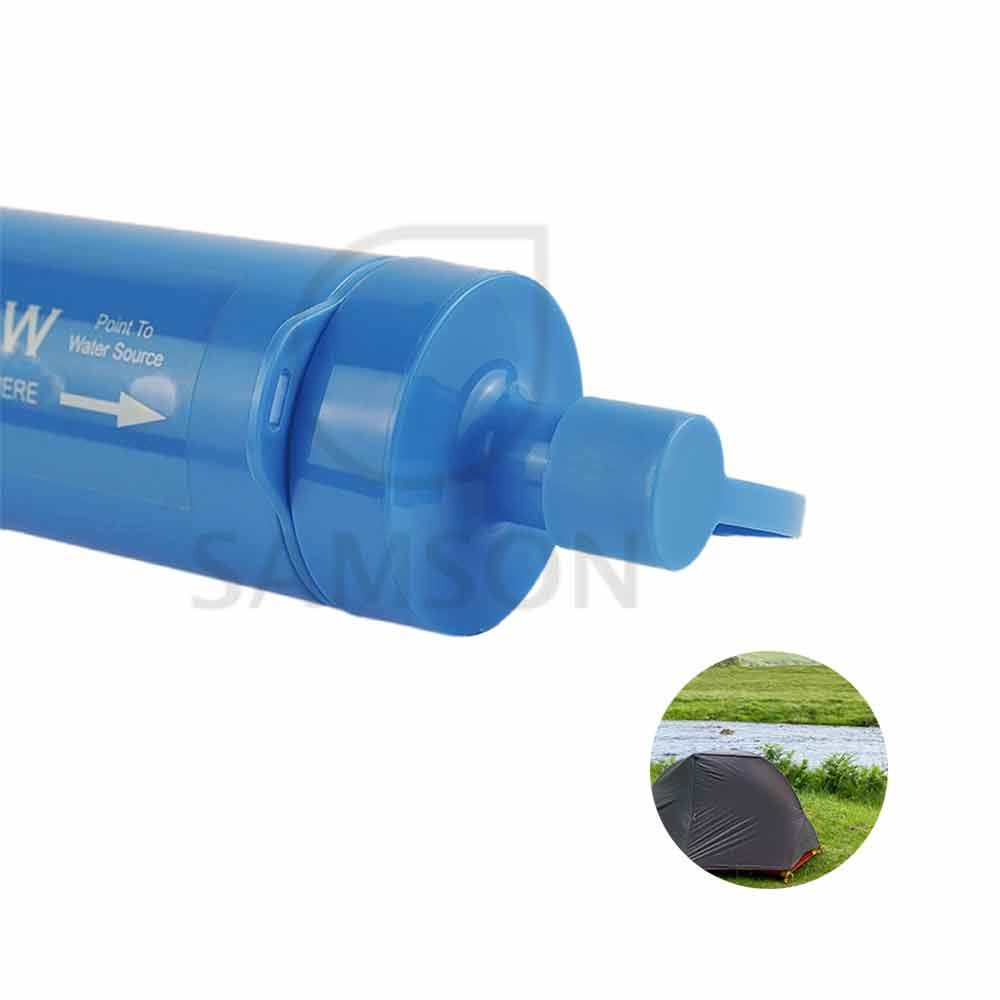 Amazon Hot Selling PP Material Water Purification Filter Straw for Camping and Safe Water Drinking