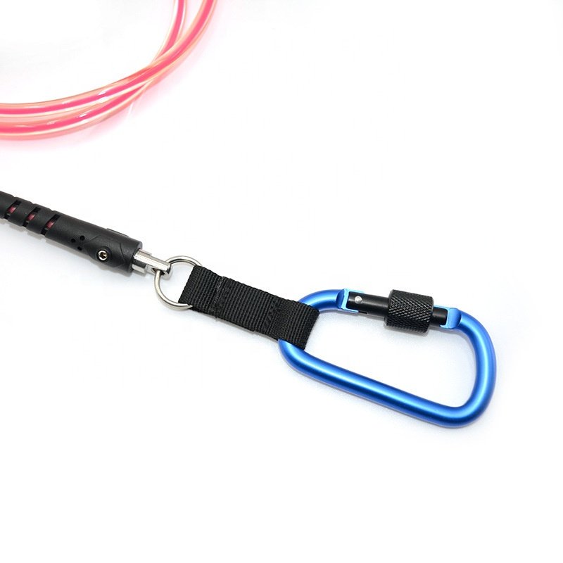 Wholesale kayak accessories sports safety rope elastic paddle surfing ski rope leash