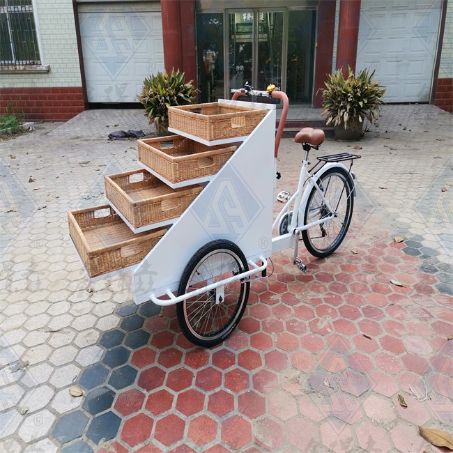 Hot sale Fruit Vegetables Fast Food Vending Bike Small Commodities Bread Fruits Bike for Sale