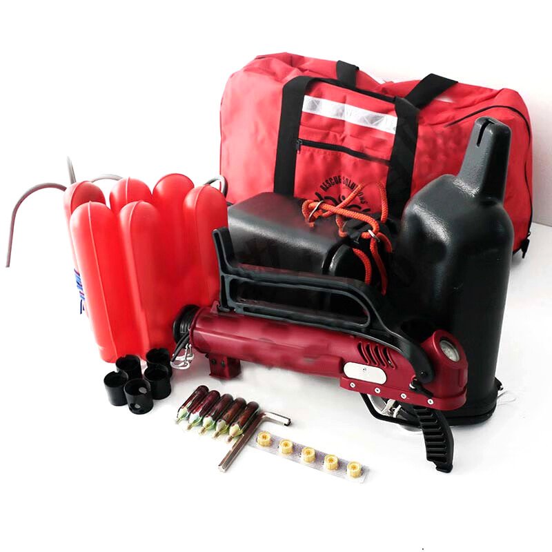 Water rescue lifesaving safety equipment 150M Fire pneumatic rescue rope thrower Lifeline thrower