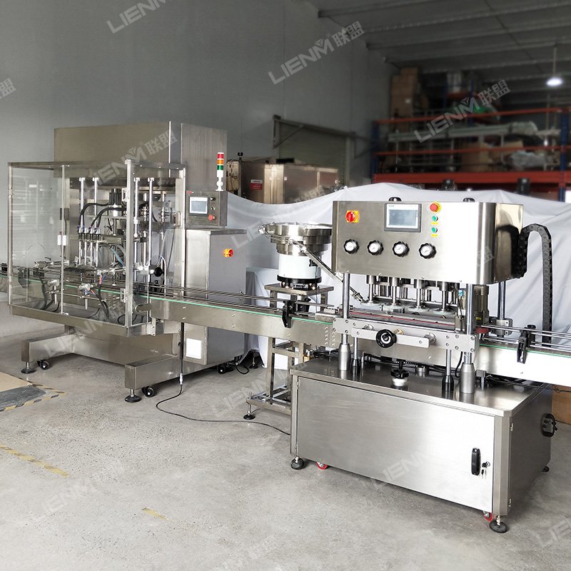 LIENM Automatic Cosmetic Filling Machine Piston Filler Machine Shampoo Production Line