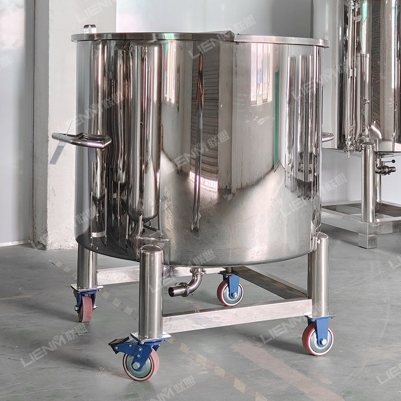 Chemical Machinery Equipment Industrial Blender Mix Tank Liquid Detergent Mixer Machine 0-80 R/M / Cosmetic Mixer Mixing Type