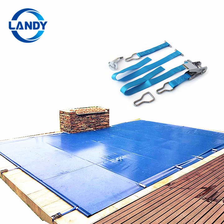 PVC Solid Aluminum Poles Pool Cover Tarpaulin Pool Cover for Keep Water Cool and Reduce Heating Loss
