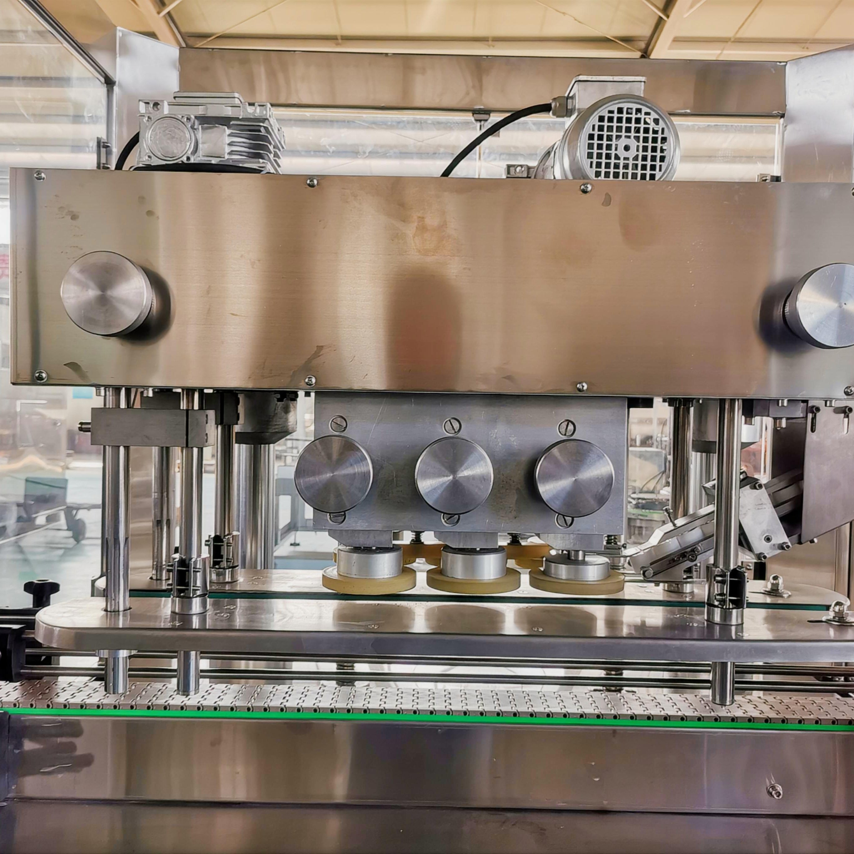 Dustproof Cover Paste and Liquid Filling Machine with Screw Cap Application Honey and Cleaners Complete Filling Line for sale
