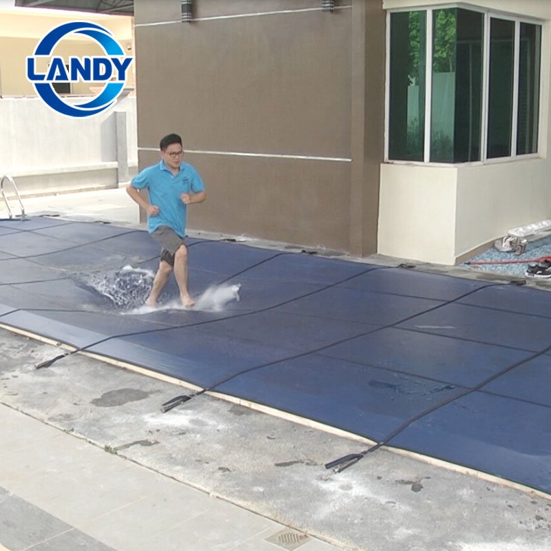 27 Foot Antipollution Landy Above Ground Pool Winter Cover Walk on Pool Covers Safety cover for swimming pool