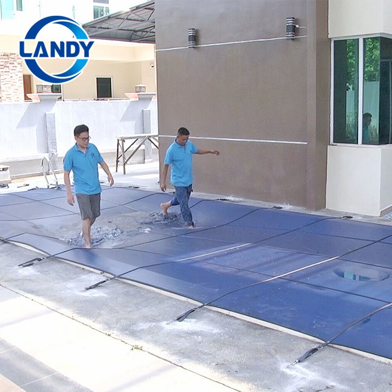 27 Foot Antipollution Landy Above Ground Pool Winter Cover Walk on Pool Covers Safety cover for swimming pool